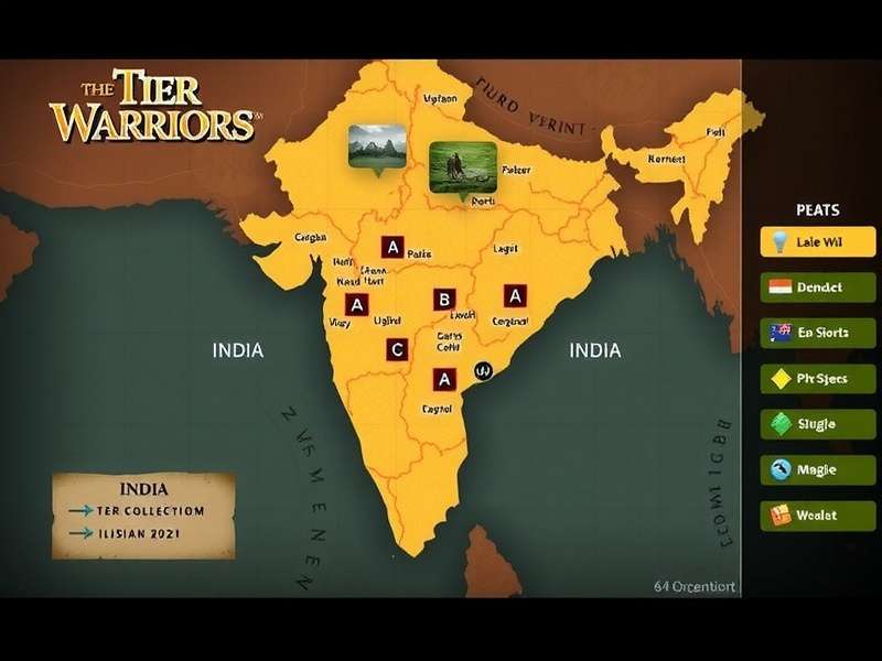 Tier Warriors India Map